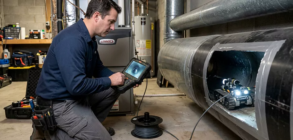Robotic Duct Inspection in Hyattsville, MD