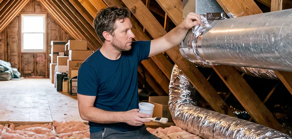 Duct Board Leak Repair in Hyattsville