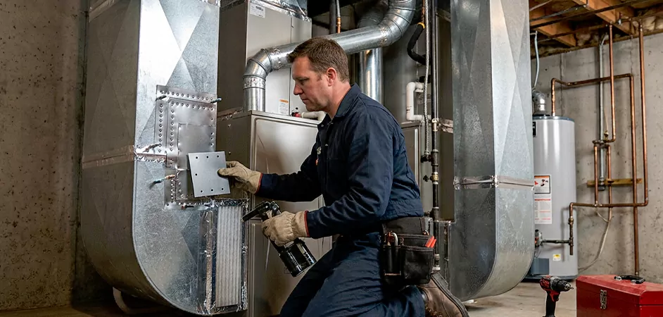 Supply and Return Plenum Repair in Hyattsville