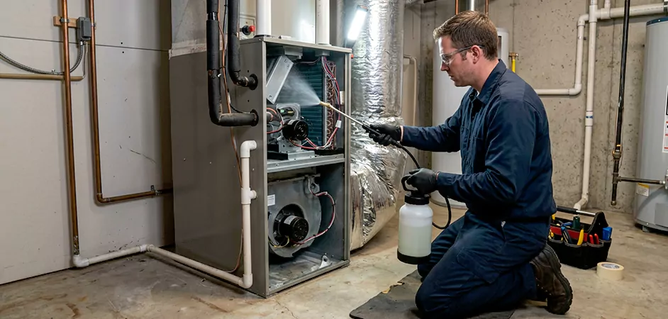 Air Handler Antimicrobial Treatment in Hyattsville