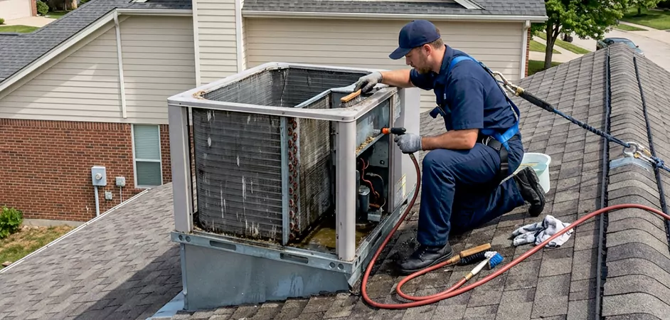 Rooftop Unit Cleaning in Hyattsville