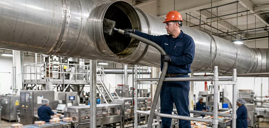 Food Processing Facility Duct Cleaning in Hyattsville